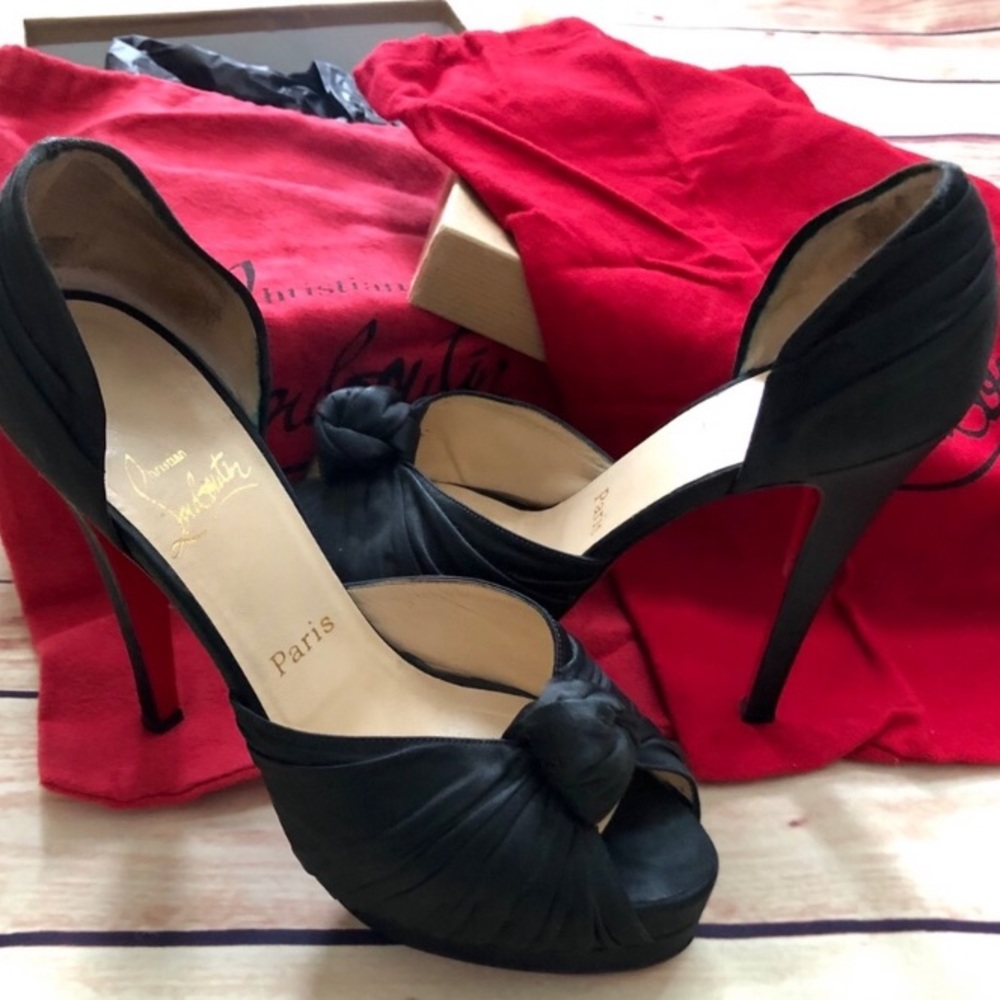 CHRISTIAN LOUBOUTIN Greissimo 5” Platform Pump